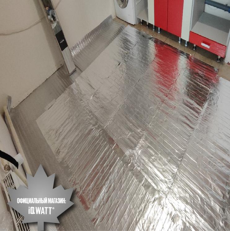 Ультратонкий греющий мат IQ LAMINATE MAT 150 Вт/м.кв - 3,0м²